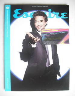 <!--2010-01-->Esquire magazine - Robert Downey Jr cover (January 2010 - Sub