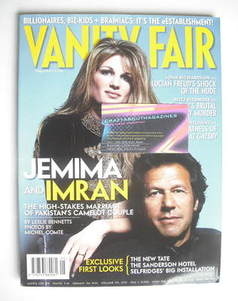 <!--2000-05-->Vanity Fair magazine - Imran Khan and Jemima Khan cover (May 
