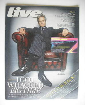 Live magazine - Michael Douglas cover (26 September 2010)