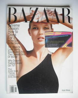 <!--1996-11-->Harper's Bazaar magazine - November 1996 - Kate Moss cover