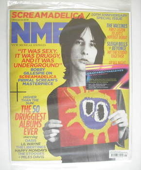 NME magazine - Bobby Gillespie cover (5 February 2011)