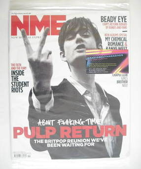 NME magazine - Jarvis Cocker cover (20 November 2010)