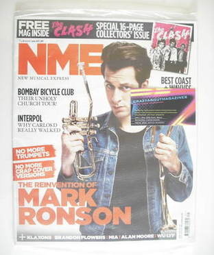 NME magazine - Mark Ronson cover (7 August 2010)