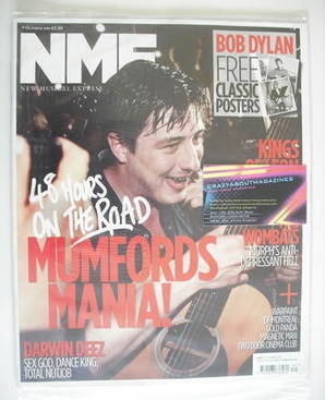 NME magazine - Mumford & Sons cover (9 October 2010)
