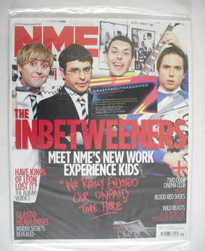 NME magazine - The Inbetweeners cover (16 October 2010)