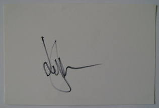Jeremy Clarkson autograph