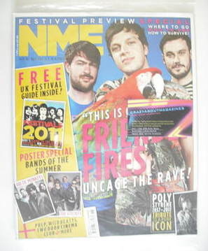 <!--2011-05-07-->NME magazine - Friendly Fires cover (7 May 2011)