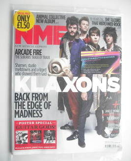 NME magazine - Klaxons cover (24 July 2010)
