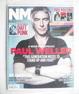 <!--2010-11-27-->NME magazine - Paul Weller cover (27 November 2010)