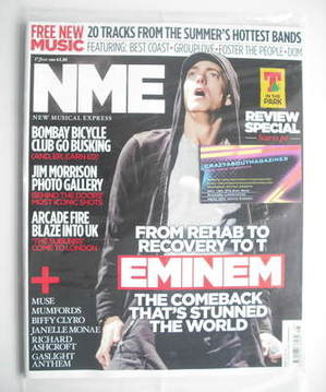 NME magazine - Eminem cover (17 July 2010)