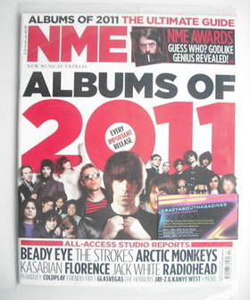 NME magazine - Albums of 2011 cover (15 January 2011)