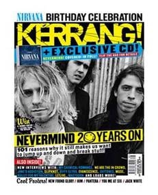 <!--2011-09-24-->Kerrang magazine - Nirvana cover (24 September 2011 - Issu