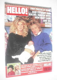 Hello! magazine - Rod Stewart and Rachel Hunter cover (24 September 1994 - Issue 323)