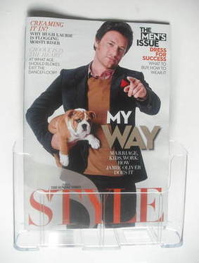 <!--2011-09-25-->Style magazine - Jamie Oliver cover (25 September 2011)