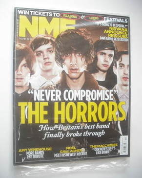 NME magazine - The Horrors cover (6 August 2011)