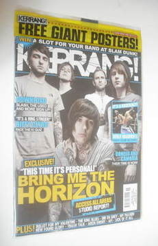 Kerrang magazine - Bring Me The Horizon cover (17 April 2010 - Issue 1308)