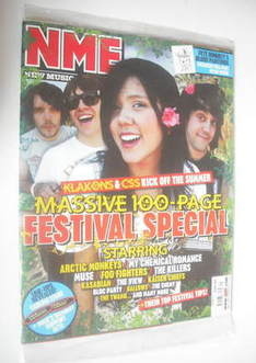 NME magazine - Festival Special cover (26 May 2007)