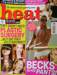<!--2004-06-19-->Heat magazine - David Beckham cover (19-25 June 2004 - Iss