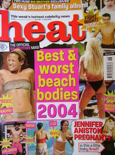 Heat magazine - Best & Worst Beach Bodies 2004 cover (26 June - 2 July 2004 - Issue 276)
