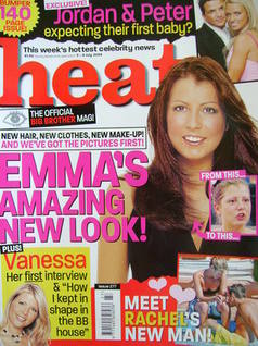 <!--2004-07-03-->Heat magazine - Emma Greenwood cover (3-9 July 2004 - Issu