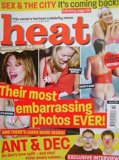 <!--2004-04-03-->Heat magazine - Their Most Embarrassing Photos Ever! cover