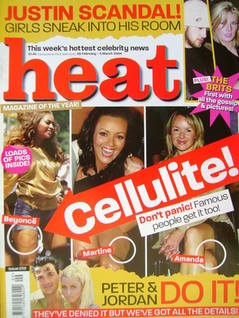 Heat magazine - Cellulite! cover (28 February - 5 March 2004 - Issue 259)