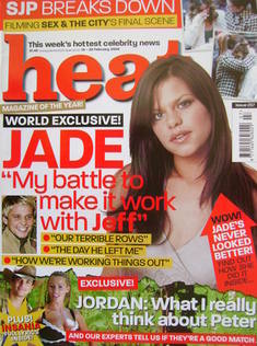 Heat magazine - Jade Goody cover (14-20 February 2004 - Issue 257)
