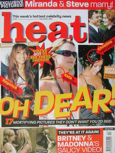 Heat magazine - Oh Dear! cover (1-7 November 2003 - Issue 243)