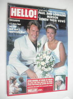 Hello! magazine - Paul Merson and Lorraine Merson cover (21 June 1997 - Issue 463)