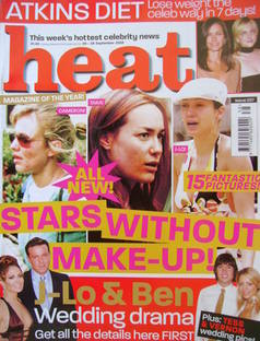 Heat magazine - Stars Without Make-Up! cover (20-26 September 2003 - Issue 237)