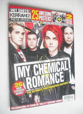 <!--2011-10-->Kerrang magazine - My Chemical Romance Poster Special cover (