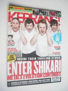Kerrang magazine - Enter Shikari cover (16 July 2011 - Issue 1372)