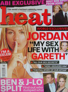 <!--2004-01-31-->Heat magazine - Jordan cover (31 January - 6 February 2004