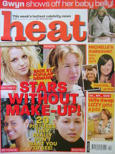Heat magazine - Stars Without Make-Up! cover (24-30 January 2004 - Issue 254)