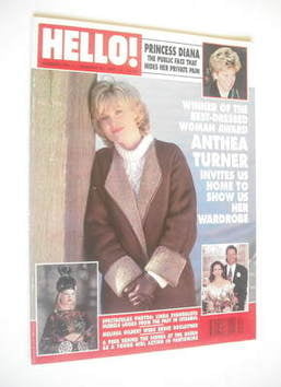 Hello! magazine - Anthea Turner cover (28 January 1995 - Issue 340)