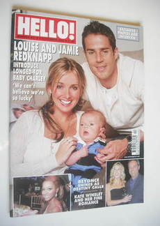 Hello! magazine - Louise Redknapp and Jamie Redknapp and baby Charley cover (9 November 2004 - Issue 841)