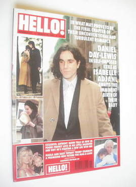 Hello! magazine - Daniel Day-Lewis cover (18 March 1995 - Issue 347)