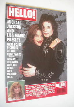 Hello! magazine - Michael Jackson and Lisa Marie Presley cover (20 August 1994 - Issue 318)