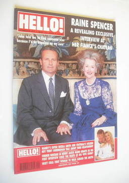 Hello! magazine - Raine Spencer cover (22 May 1993 - Issue 254)
