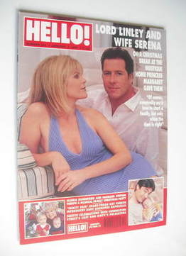 Hello! magazine - David Linley and Serena Linley cover (2 January 1999 - Issue 541)