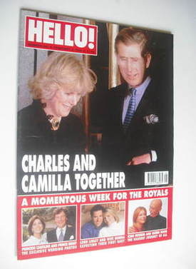 Hello! magazine - Prince Charles and Camilla cover (6 February 1999 - Issue 546)