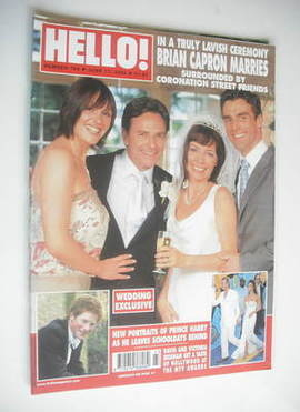 Hello! magazine - Brian Capron wedding cover (17 June 2003 - Issue 769)