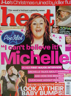 Heat magazine - Michelle McManus cover (3-9 January 2004 - Issue 251)