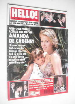 Hello! magazine - Amanda de Cadenet cover (2 August 1997 - Issue 469)