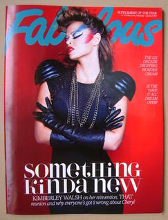 <!--2011-10-08-->Fabulous magazine - Kimberley Walsh cover (8 October 2011)