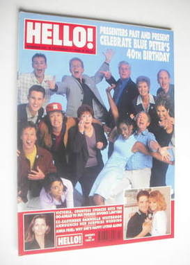 Hello! magazine - Blue Peter 40th birthday cover (17 October 1998 - Issue 531)