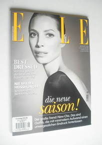 <!--2011-08-->German Elle magazine - August 2011 - Christy Turlington cover