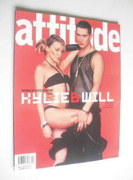Attitude magazine - Kylie Minogue and William Baker cover (December 2002)