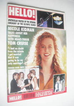 Hello! magazine - Nicole Kidman cover (8 August 1992 - Issue 214)