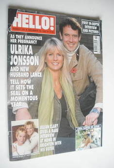 Hello! magazine - Ulrika Jonsson and Lance Gerrard-Wright cover (18 November 2003 - Issue 791)